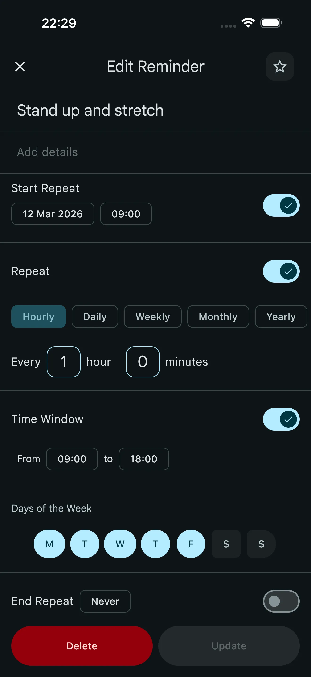 Recaal iOS screenshot 2