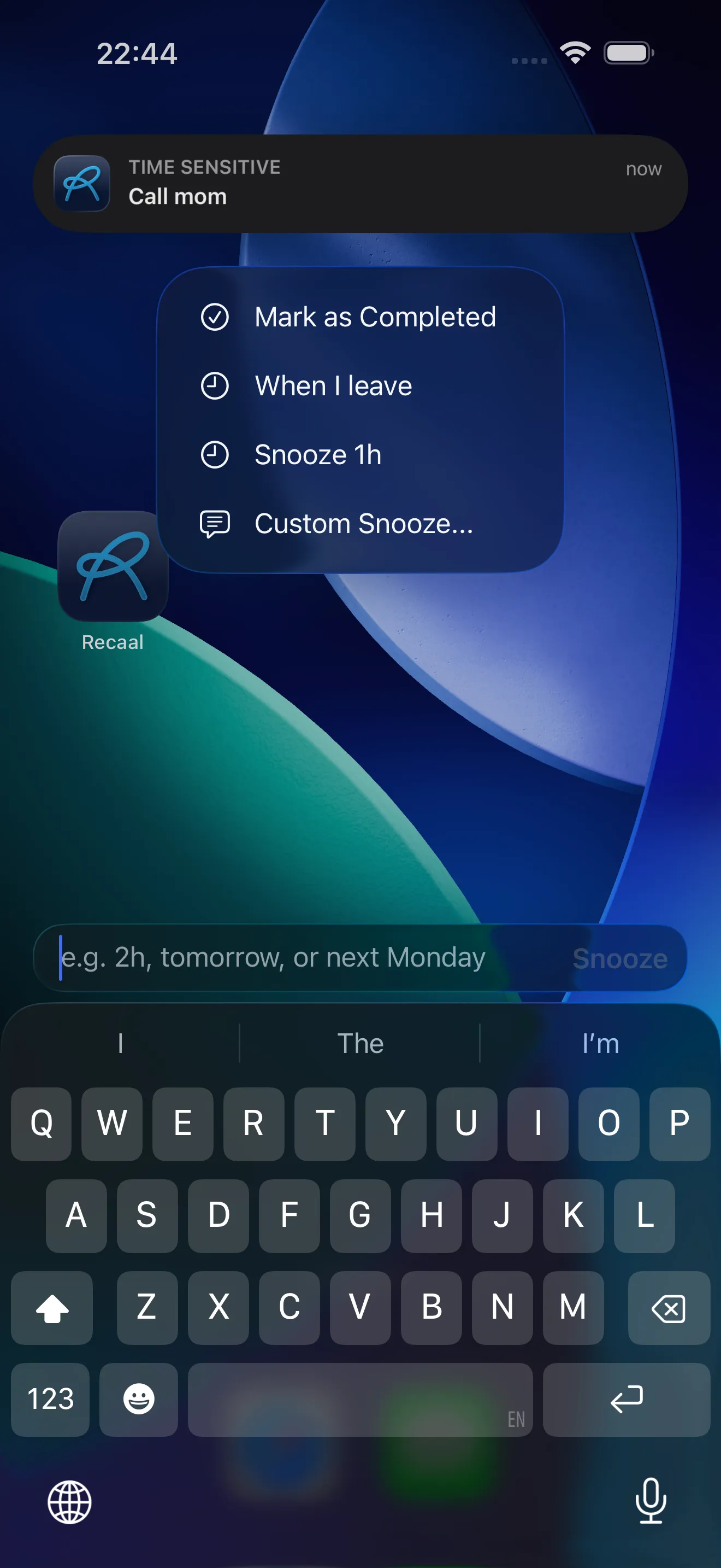 Recaal iOS screenshot 4